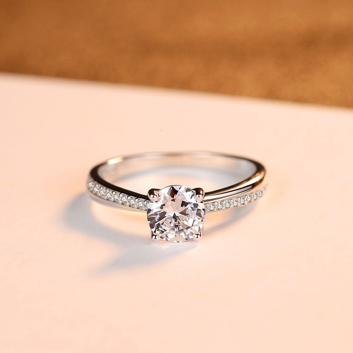 💍 Anillo Clásico en Plata 925 con Zirconia Cúbica - Aurora Boré