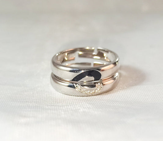 Anillo de Pareja Un Solo Corazón - Aurora Boré
