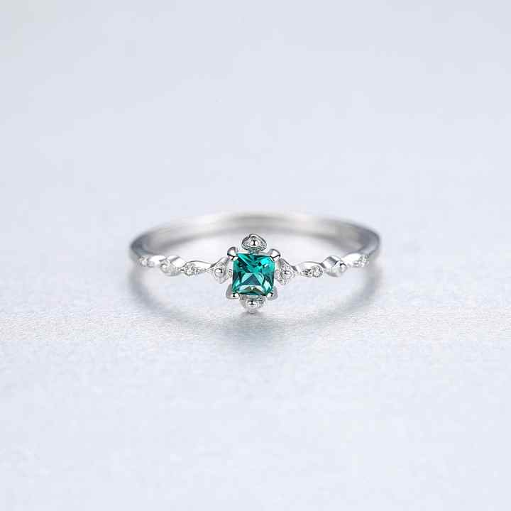 ✨ Anillo Esmeralda Royale – Plata 925 - Aurora Boré