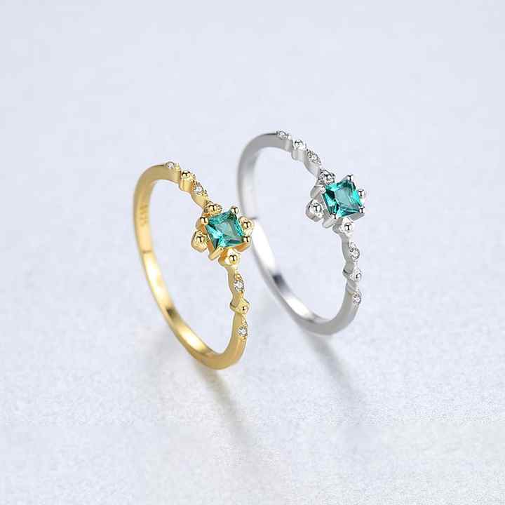 ✨ Anillo Esmeralda Royale – Plata 925 - Aurora Boré