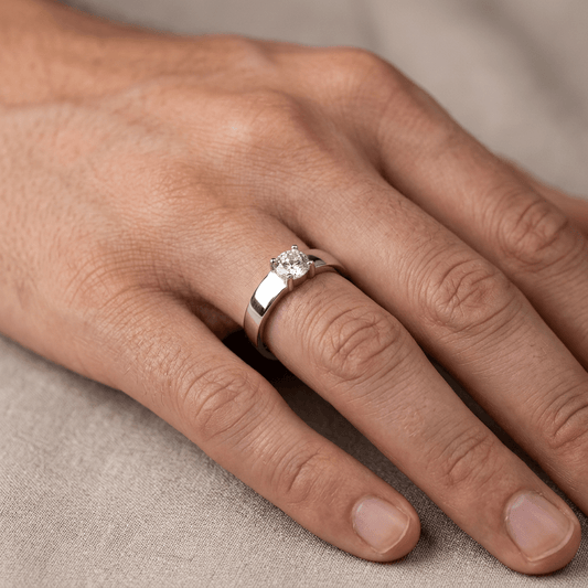 Anillo Fuerza Interior, Plata 925 con Zirconia Cúbica