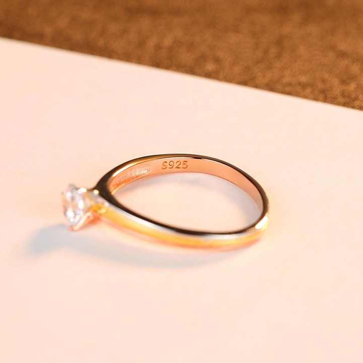 💍 Anillo Solitario "Aurora Tricolor" en Plata 925 - Aurora Boré