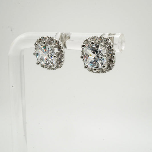Aretes "Elegancia Princesa" en Plata 925 con Zirconia Cúbica