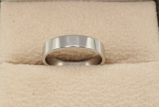 Argolla Clásica en Plata 925 – Diseño Minimalista y Elegante 4 mm - Aurora Boré