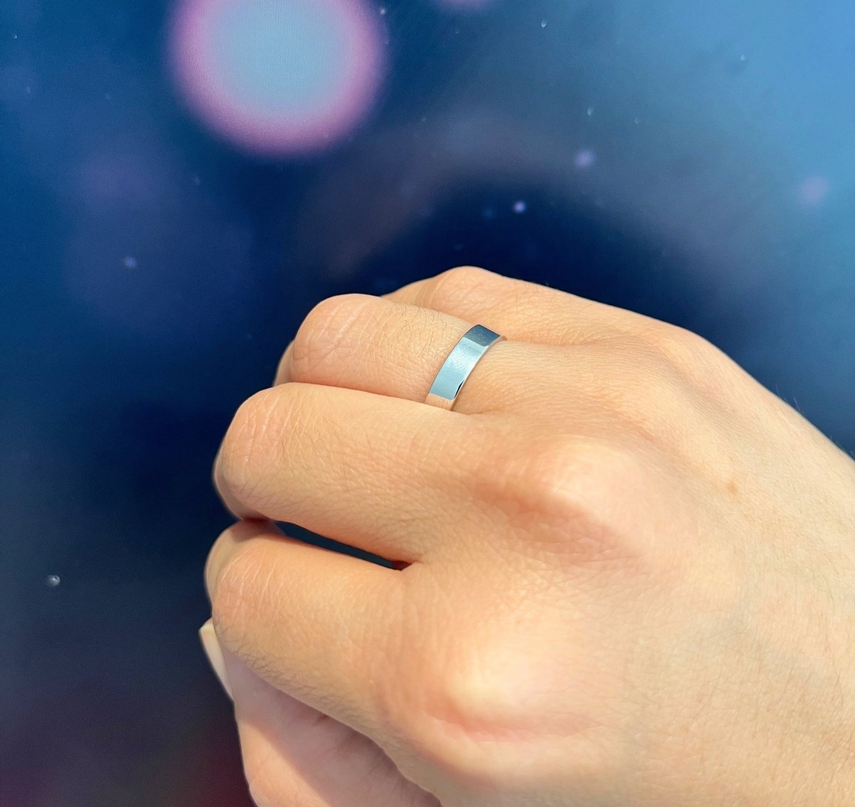 Argolla Clásica en Plata 925 – Diseño Minimalista y Elegante 4 mm - Aurora Boré