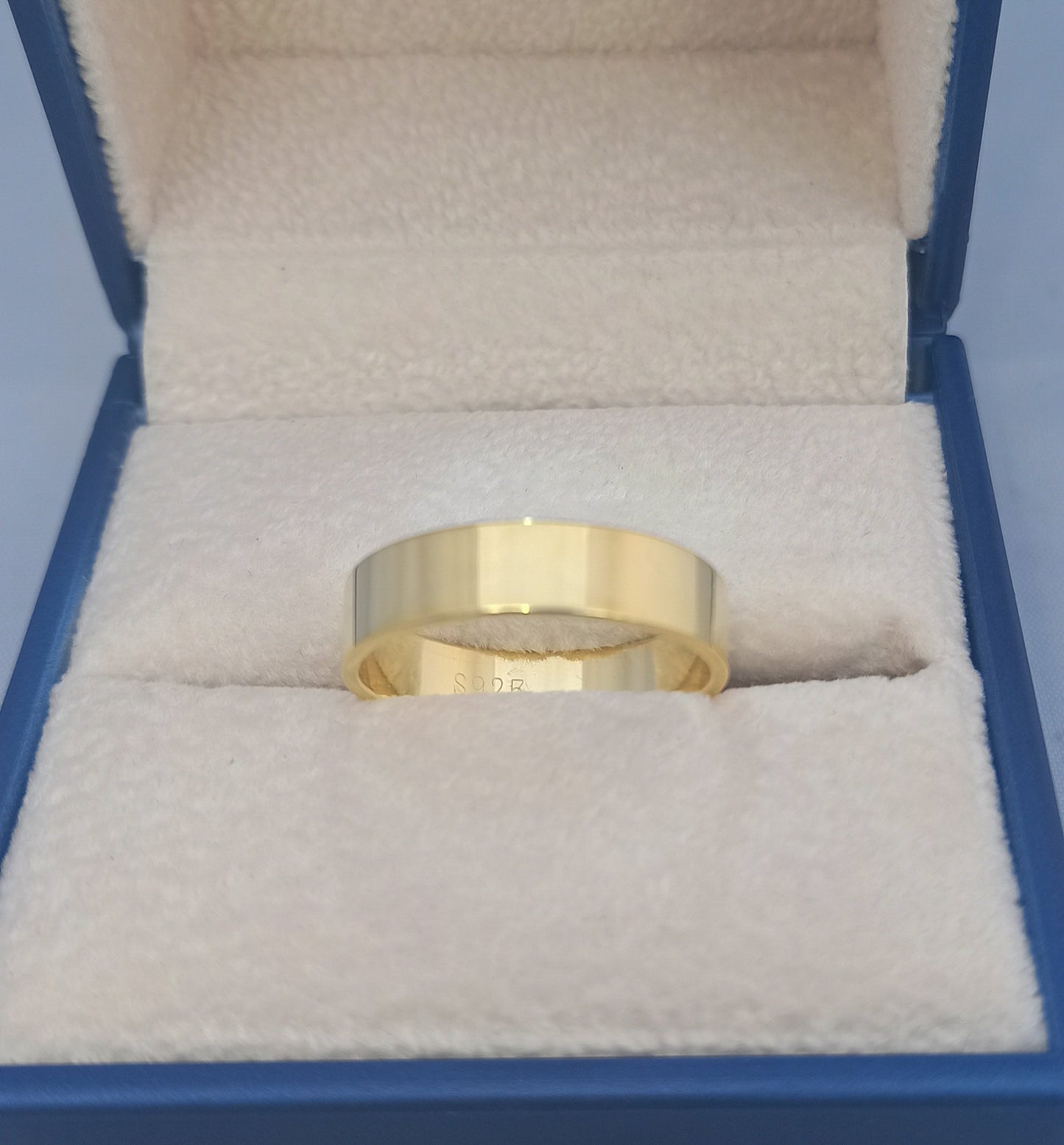 Argolla de Matrimonio en Plata 925 con baño de Oro 18K - Aurora Boré