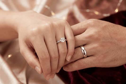 Duo de Anillo Clásico. Fabricados con plata 925 y hermosas zirconias