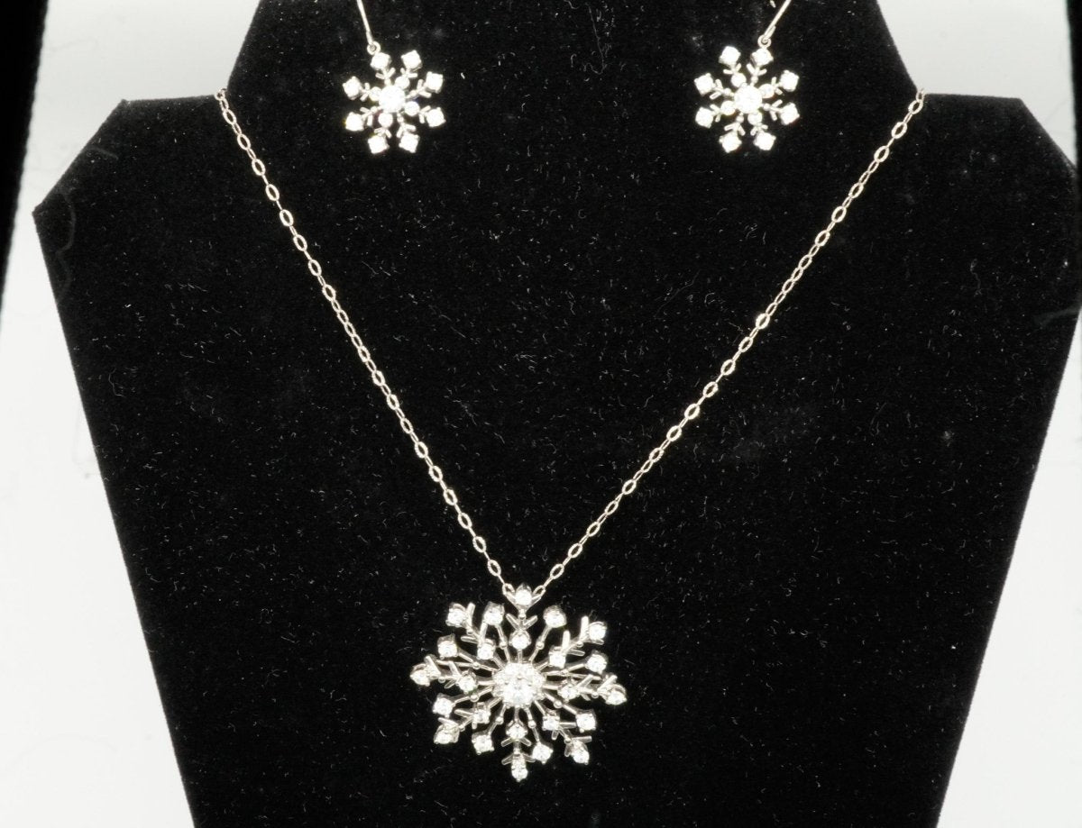 ❄️ Set Copo de Nieve – Plata 925 con zirconias ❄️