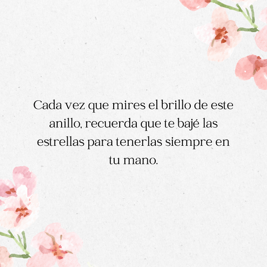 ¡Tarjetita con Dedicatoria! tamaño 3.5" x 3" - Aurora Boré