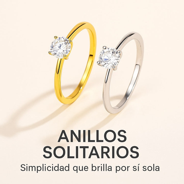 Anillo Solitario - Aurora Boré