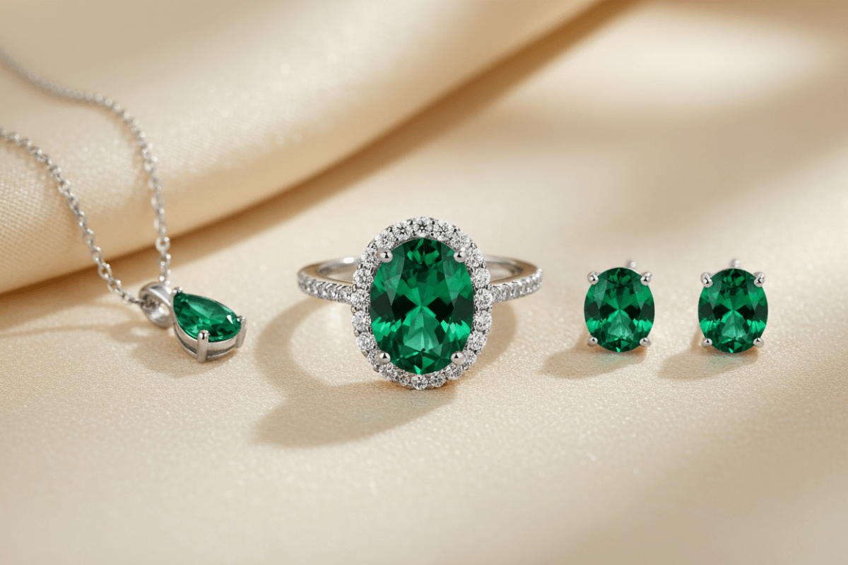 💚 Anillos Esmeralda - Aurora Boré