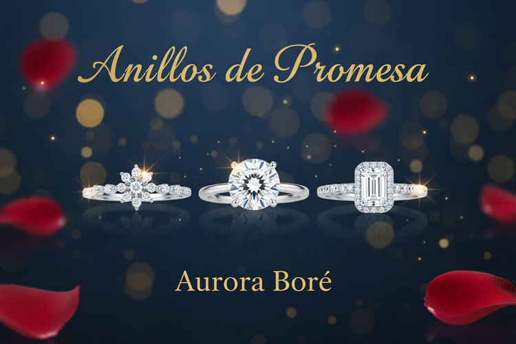💖 Anillos Promesa - Aurora Boré