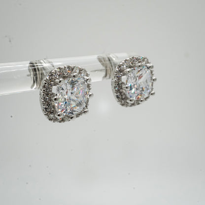 Aretes "Elegancia Princesa" en Plata 925 con Zirconia Cúbica