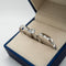 Trío de anillos Clásico Solitario en plata 925 con piedra central de zirconia brillante