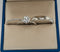 Trío de anillos de plata 925 con zirconia