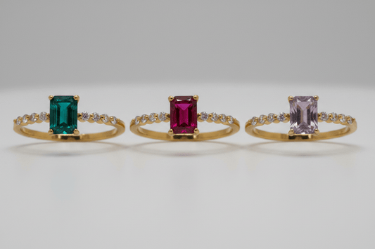 ✨ Anillo “Aurora Mística" – Plata 925 con Baño de Oro