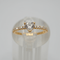 Anillo Corazón en Plata 925 con Baño de Oro 18K