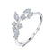 Anillo “Corona de Olivo” en Plata 925 con Zirconias