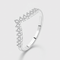 Anillo Corona V – Plata 925 con Zirconias Cúbicas