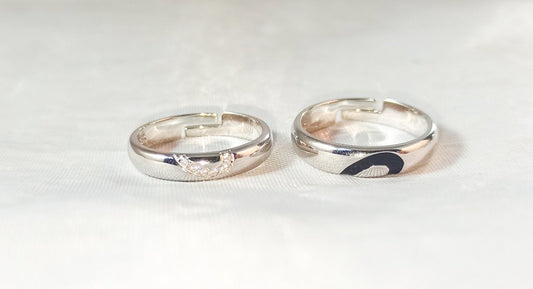 Anillo de Pareja Un Solo Corazón - Aurora Boré
