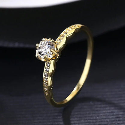 Anillo en Plata 925 con Baño de Oro 14K: una pieza clásica y sofisticada para cualquier ocasión Aurora Boré