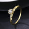 Anillo en Plata 925 con Baño de Oro 14K: una pieza clásica y sofisticada para cualquier ocasión - Aurora Boré