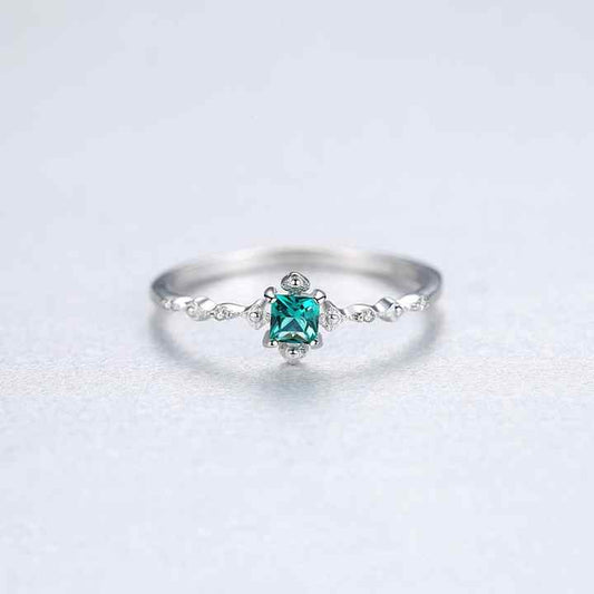 ✨ Anillo Esmeralda Royale – Plata 925 - Aurora Boré