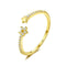 Anillo Estelar en Plata 925 con Baño de Oro y Zirconias - Aurora Boré