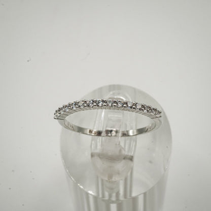 Anillo "Eternidad Brillante" – Plata 925 con Zirconias