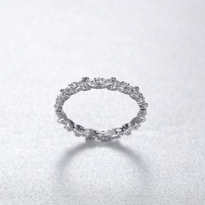 Anillo "Eterno Resplandor" en Plata 925 con Zirconias Cúbicas