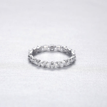 Anillo "Eterno Resplandor" en Plata 925 con Zirconias Cúbicas