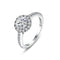 Anillo "Halo de Amor" en Plata 925 con Zirconia Cúbica