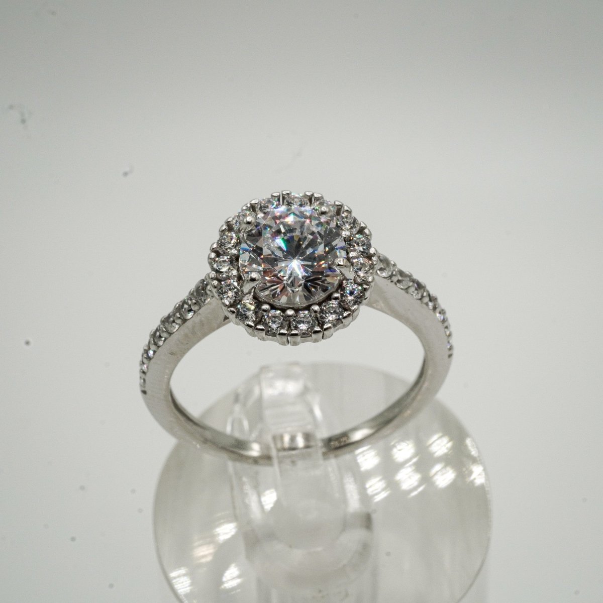 Anillo "Halo de Amor" en Plata 925 con Zirconia Cúbica