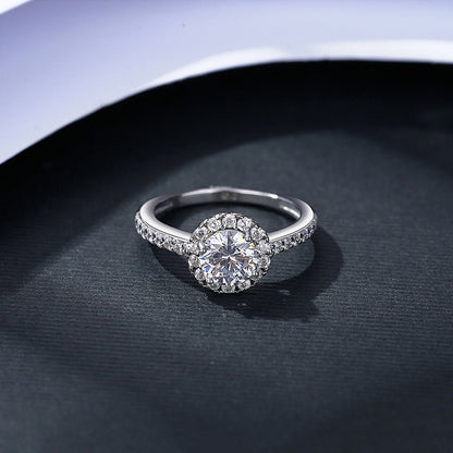 Anillo "Halo de Amor" en Plata 925 con Zirconia Cúbica