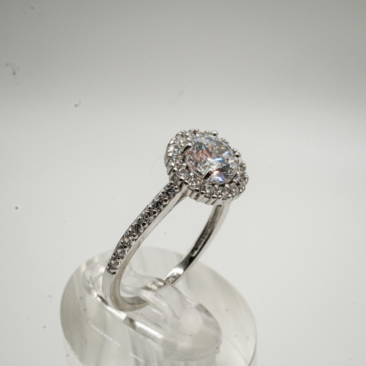 Anillo "Halo de Amor" en Plata 925 con Zirconia Cúbica