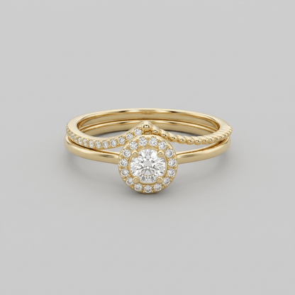 Anillos Duo de plata con baño de oro 14K son la opción perfecta para el estilo y la elegancia