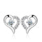 Aretes clásico en forma de corazón en Plata 925 - Aurora Boré