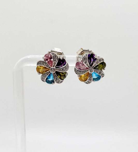 Aretes de Colores en Plata 925 - Aurora Boré