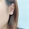 Aretes de trébol de cuatro hojas en plata de ley 925 - Aurora Boré