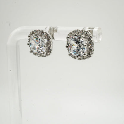 Aretes "Elegancia Princesa" en Plata 925 con Zirconia Cúbica