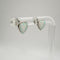 Aretes en plata 925 con ópalo de corazón
