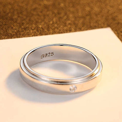 Argolla en plata 925, estilo elegante - Aurora Boré