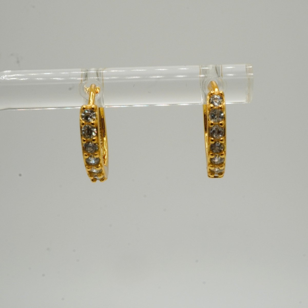 Argollas Brillo Clásico, Plata 925 con Zirconias Cúbicas