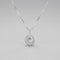 Cadena estilo Halo en Plata 925 - Aurora Boré