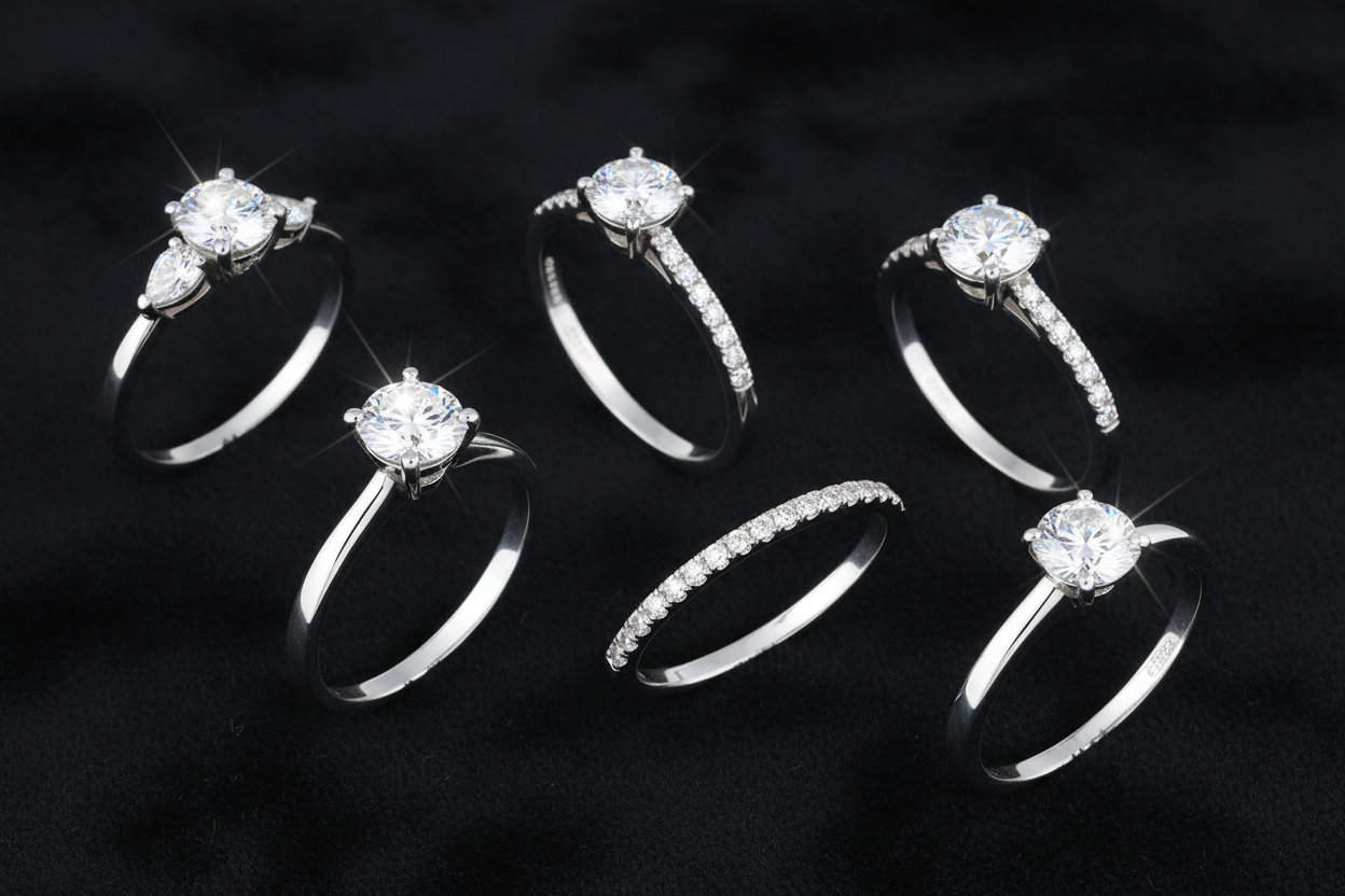 Collage Hero Moissanite Aurora Boré