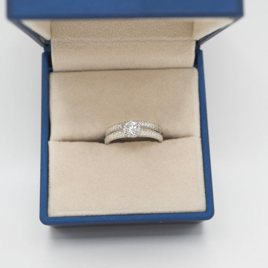 Dúo de Dama ee Plata 925 con Zirconias que te hará Lucir Elegante
