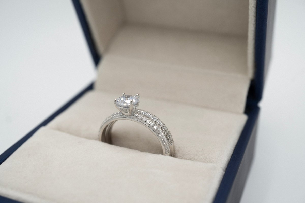Dúo de Dama ee Plata 925 con Zirconias que te hará Lucir Elegante