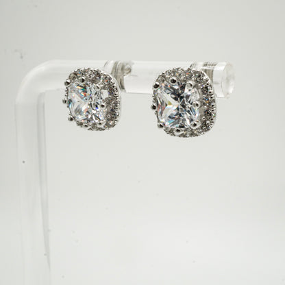 Aretes "Elegancia Princesa" en Plata 925 con Zirconia Cúbica
