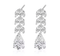 Hermosos pendientes en corte de pera brillante en plata 925 - Aurora Boré