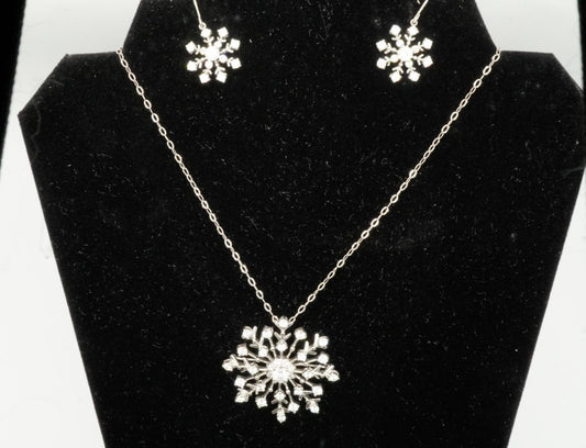 ❄️ Set Copo de Nieve – Plata 925 con zirconias ❄️